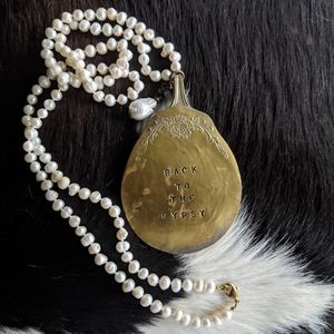 Long Strand Fresh Water Pearl Gypsy Necklace